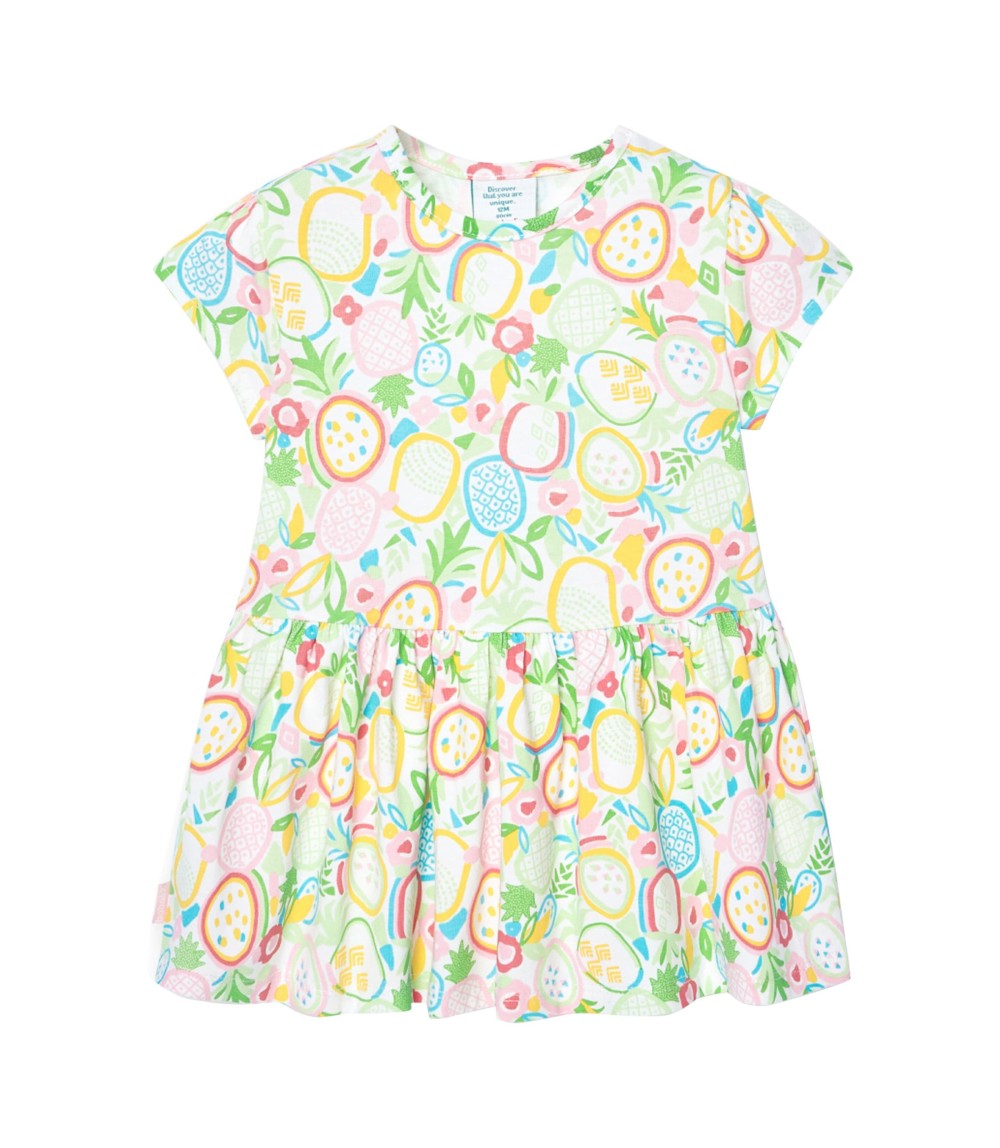 Kleid kurzarm Ananas