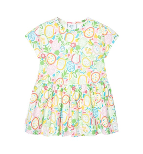 Kleid kurzarm Ananas