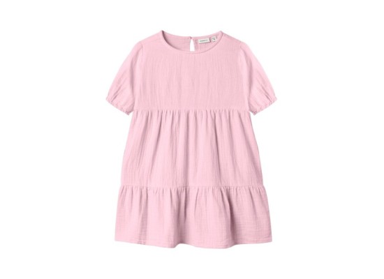 Musselin-Kleid kurzarm