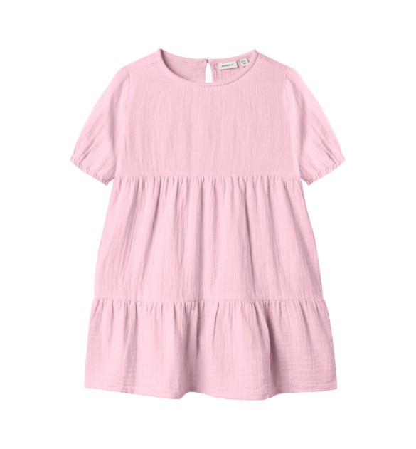 Musselin-Kleid kurzarm