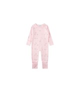 Schlafoverall mit Klappfuß Vögel