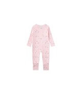 Schlafoverall mit Klappfuß Vögel