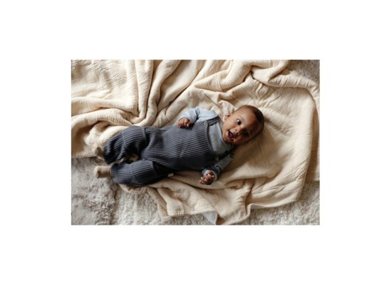 Stricklatzhose mit Taschen