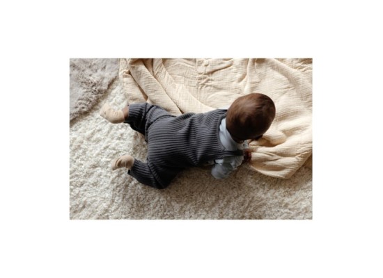 Stricklatzhose mit Taschen