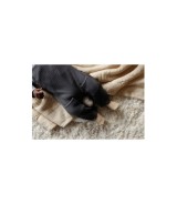 Stricklatzhose mit Taschen