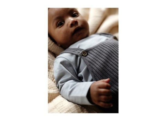 Stricklatzhose mit Taschen