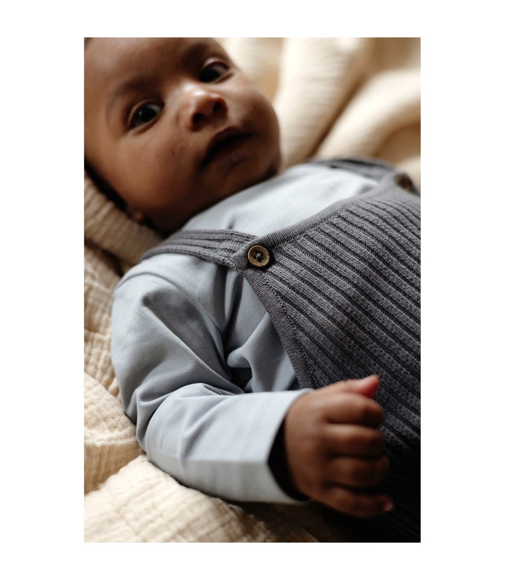 Stricklatzhose mit Taschen