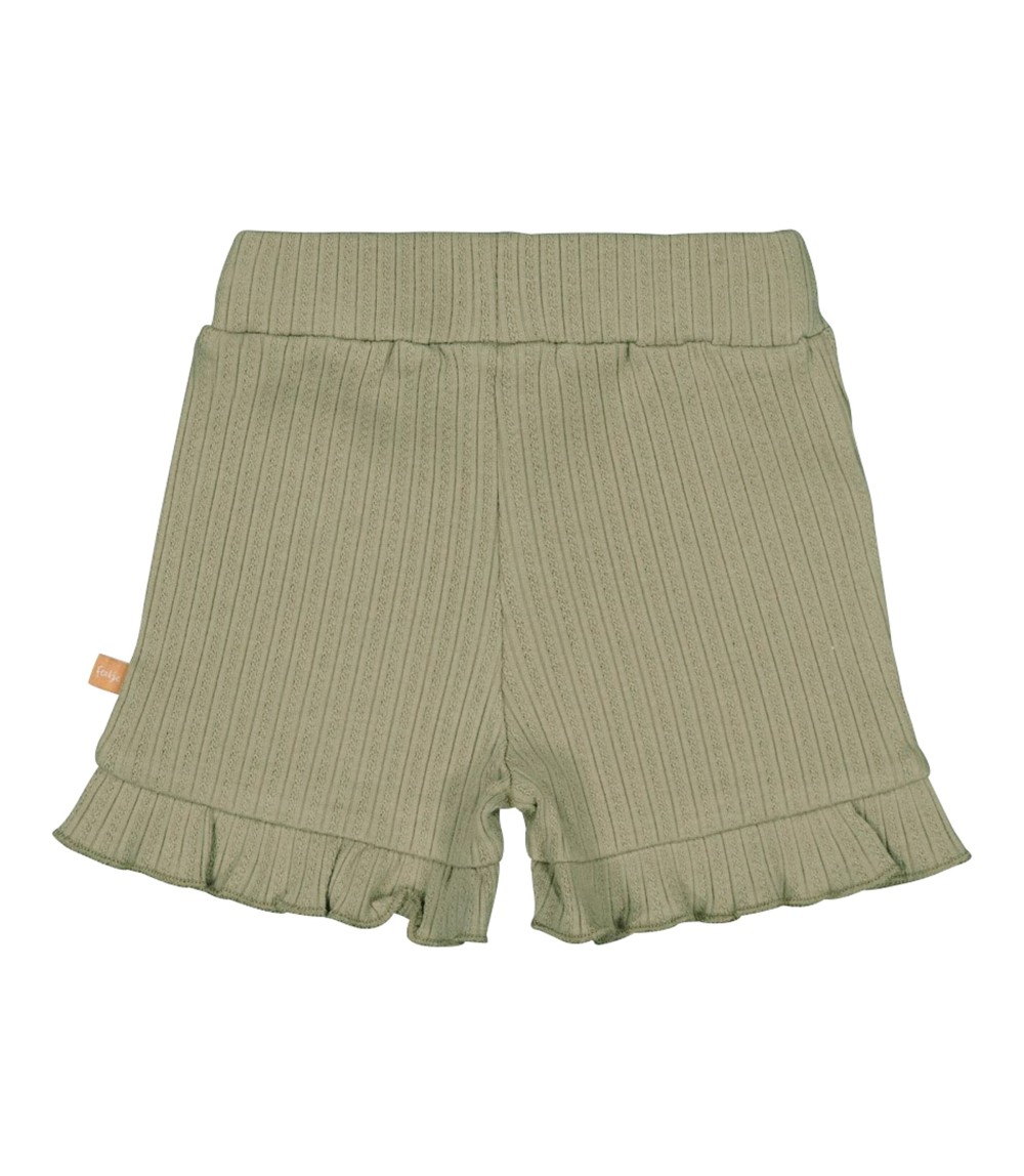 Shorts Rüschen Rippqualität