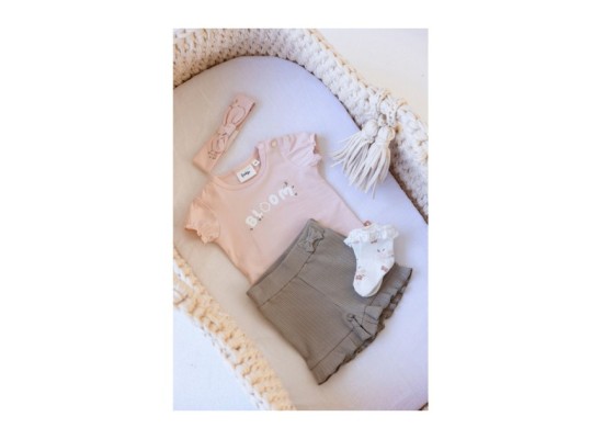 Shorts Rüschen Rippqualität