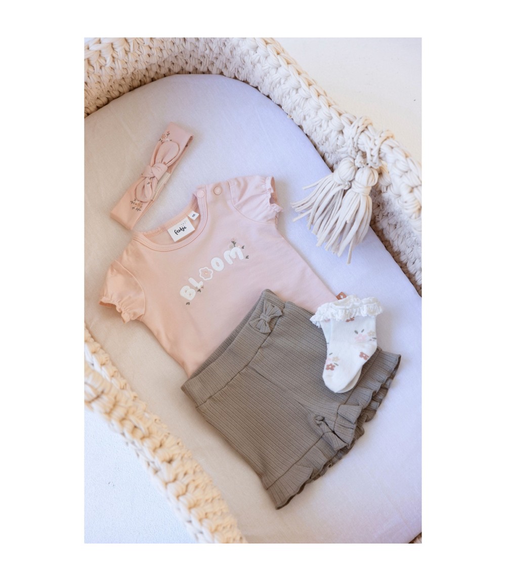 Shorts Rüschen Rippqualität