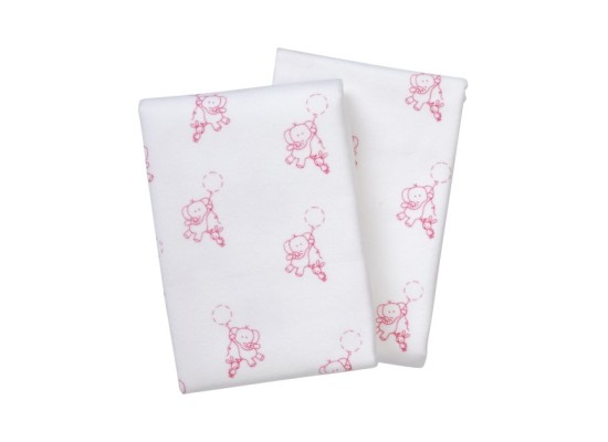 2er-Pack Moltontücher 80x80 cm