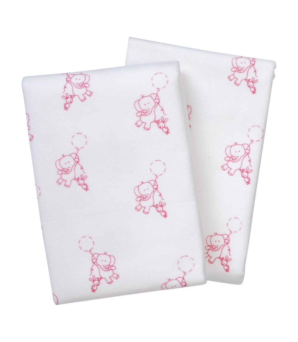 2er-Pack Moltontücher 80x80 cm