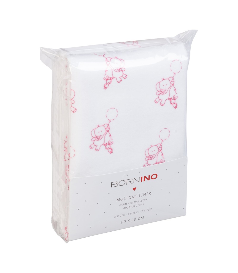 2er-Pack Moltontücher 80x80 cm