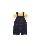 2-tlg. Set T-Shirt und Latzhose kurz