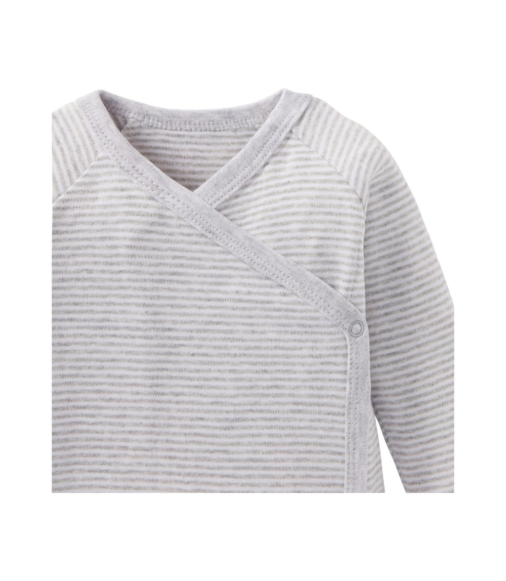 3er-Pack Wickelbodys langarm