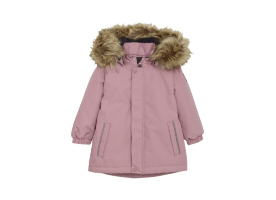 Winterjacke mit abnehmbarer Kapuze Fake Fur