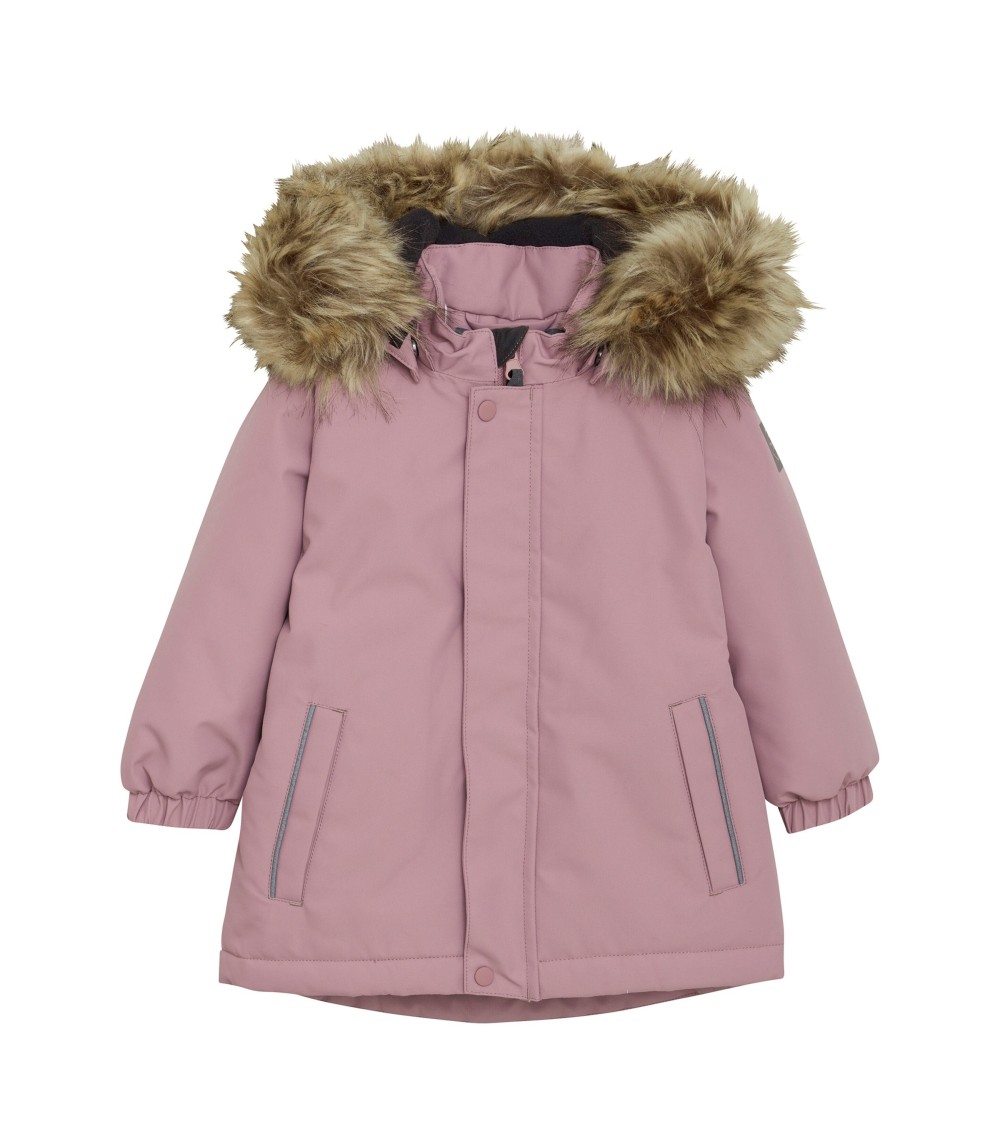 Winterjacke mit abnehmbarer Kapuze Fake Fur