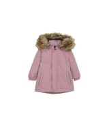 Winterjacke mit abnehmbarer Kapuze Fake Fur