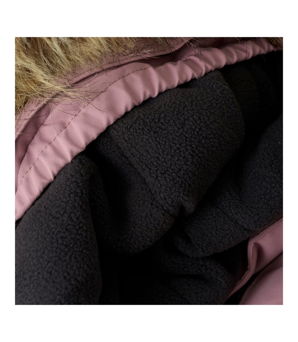 Winterjacke mit abnehmbarer Kapuze Fake Fur