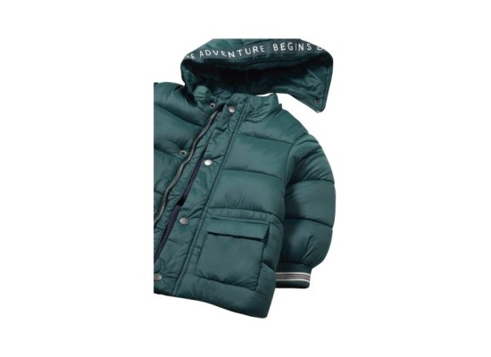 Steppjacke mit Kapuze