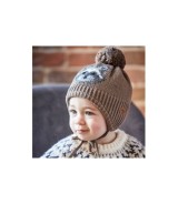 Winter-Strickmütze Waschbär