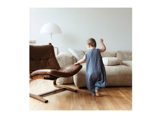 Sommer-Sleepoverall Leinen 0.5 TOG