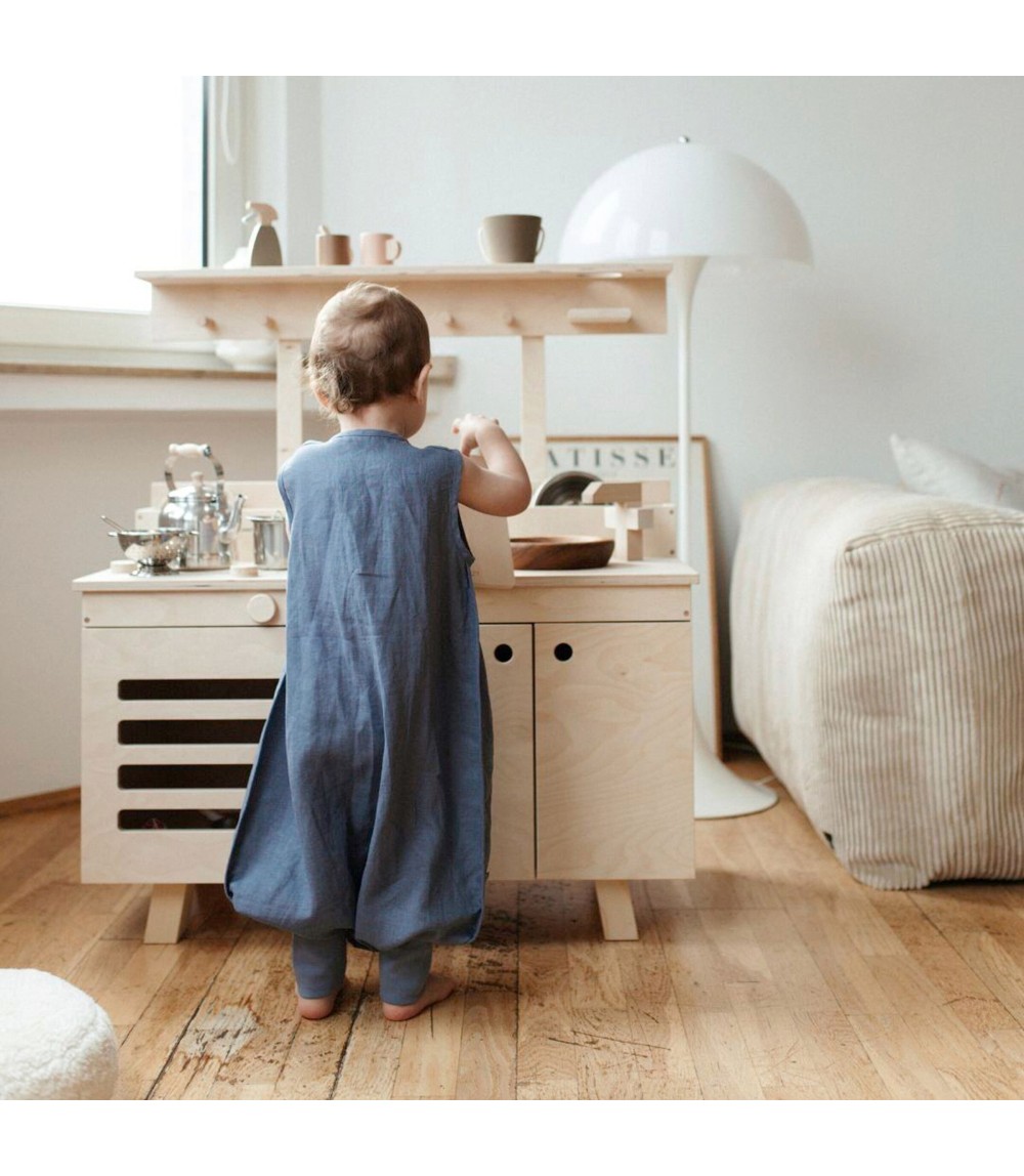 Sommer-Sleepoverall Leinen 0.5 TOG