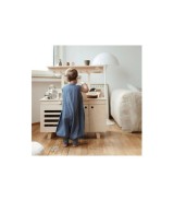 Sommer-Sleepoverall Leinen 0.5 TOG