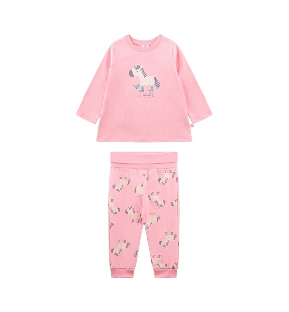 Schlafanzug lang Pferde