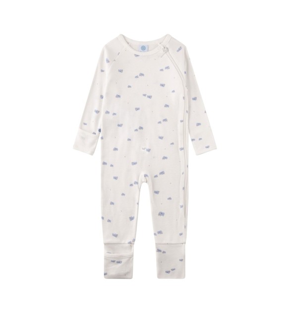 Schlafoverall mit Klappfuß Mammut