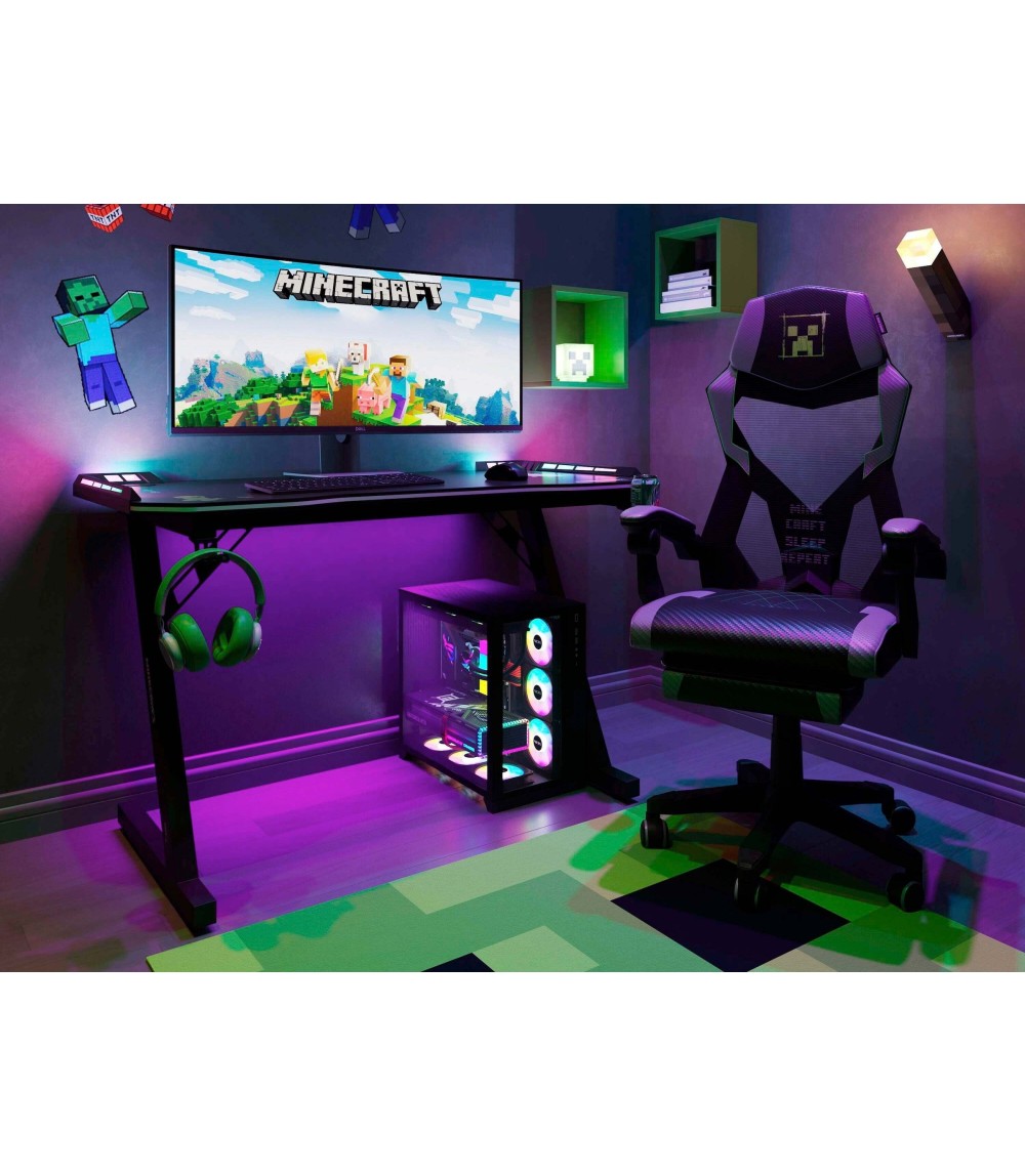 LED-Licht Creeper, aufladbarer Akku MINECRAFT