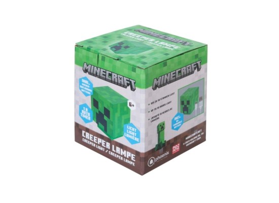 LED-Licht Creeper, aufladbarer Akku MINECRAFT