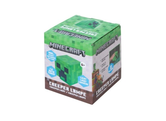 LED-Licht Creeper, aufladbarer Akku MINECRAFT