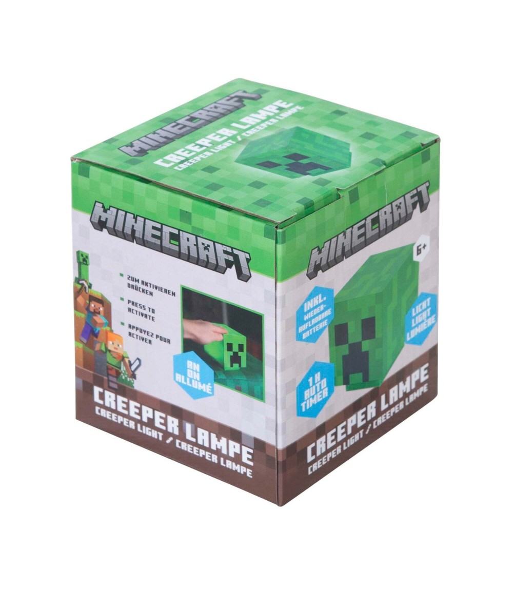 LED-Licht Creeper, aufladbarer Akku MINECRAFT