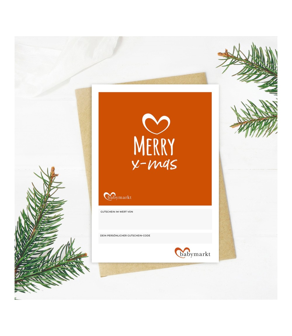 Geschenkgutschein Merry Christmas