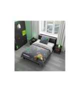 Wendebettwäsche mit Reißverschluss, aus Baumwolle MINECRAFT