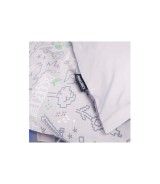 Wendebettwäsche mit Reißverschluss, aus Baumwolle MINECRAFT