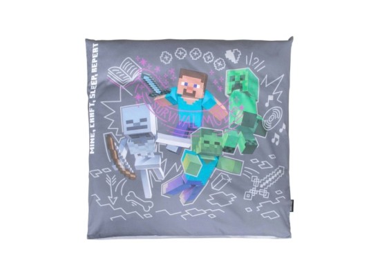 Wendebettwäsche mit Reißverschluss, aus Baumwolle MINECRAFT