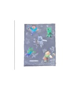 Wendebettwäsche mit Reißverschluss, aus Baumwolle MINECRAFT