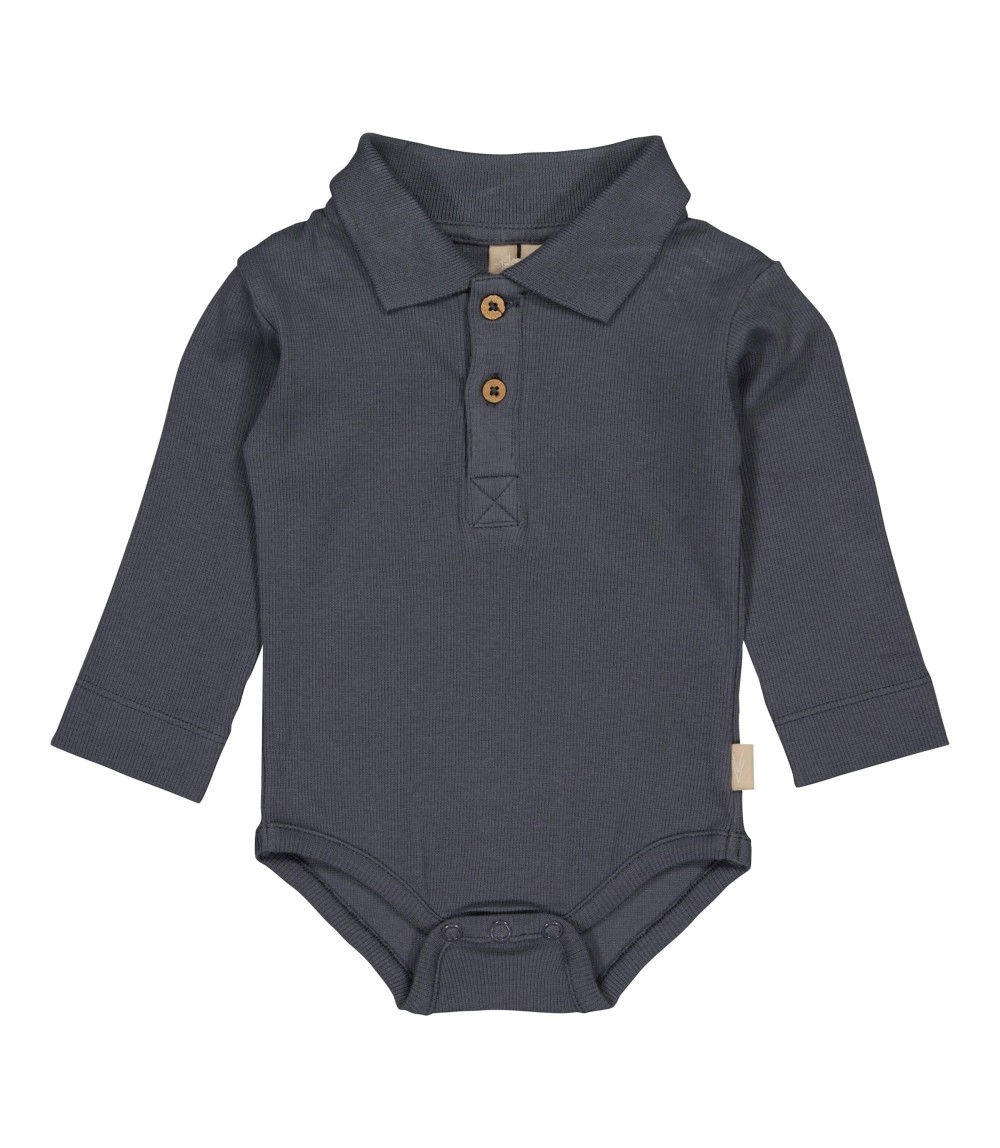 Polo-Body langarm Rippqualität