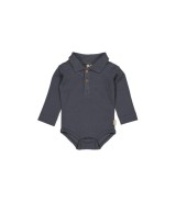 Polo-Body langarm Rippqualität