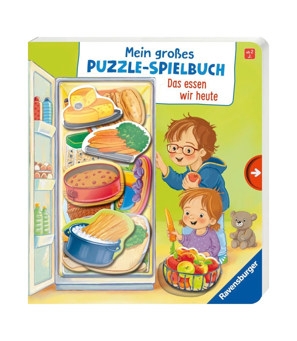 Mein großes Puzzle-Spielbuch Das essen wir heute