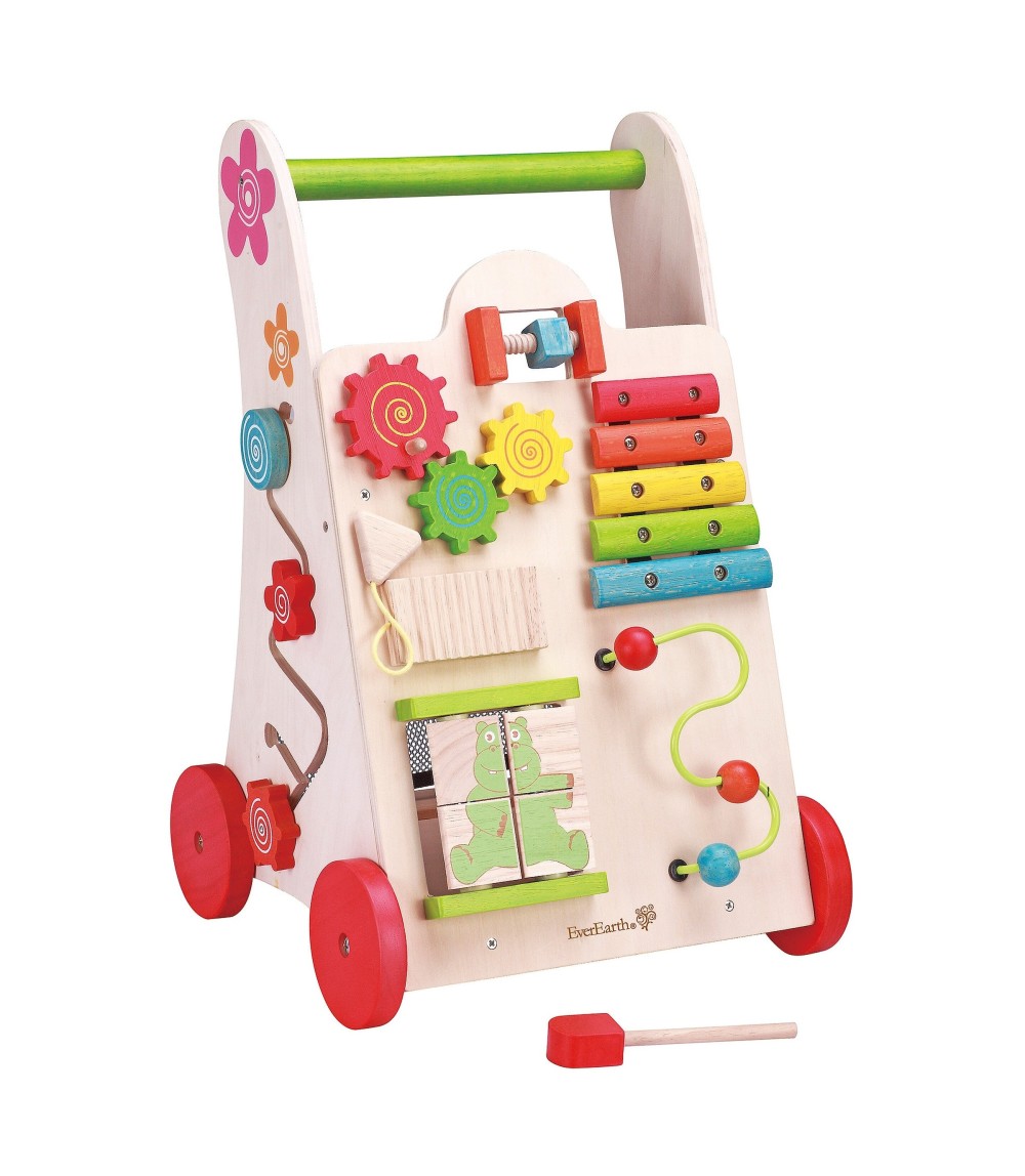 Lauflernwagen Spielzeug 2-in-1 aus Holz