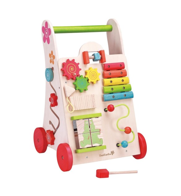 Lauflernwagen Spielzeug 2-in-1 aus Holz