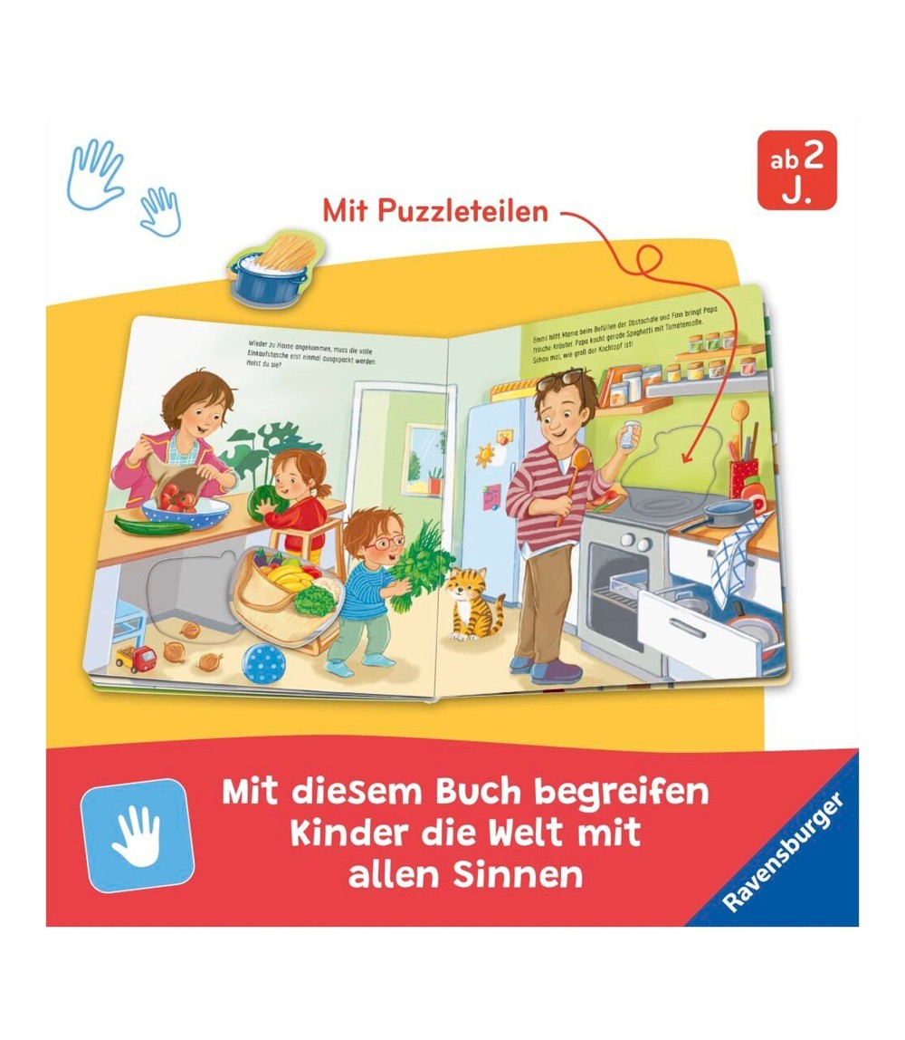 Mein großes Puzzle-Spielbuch Das essen wir heute