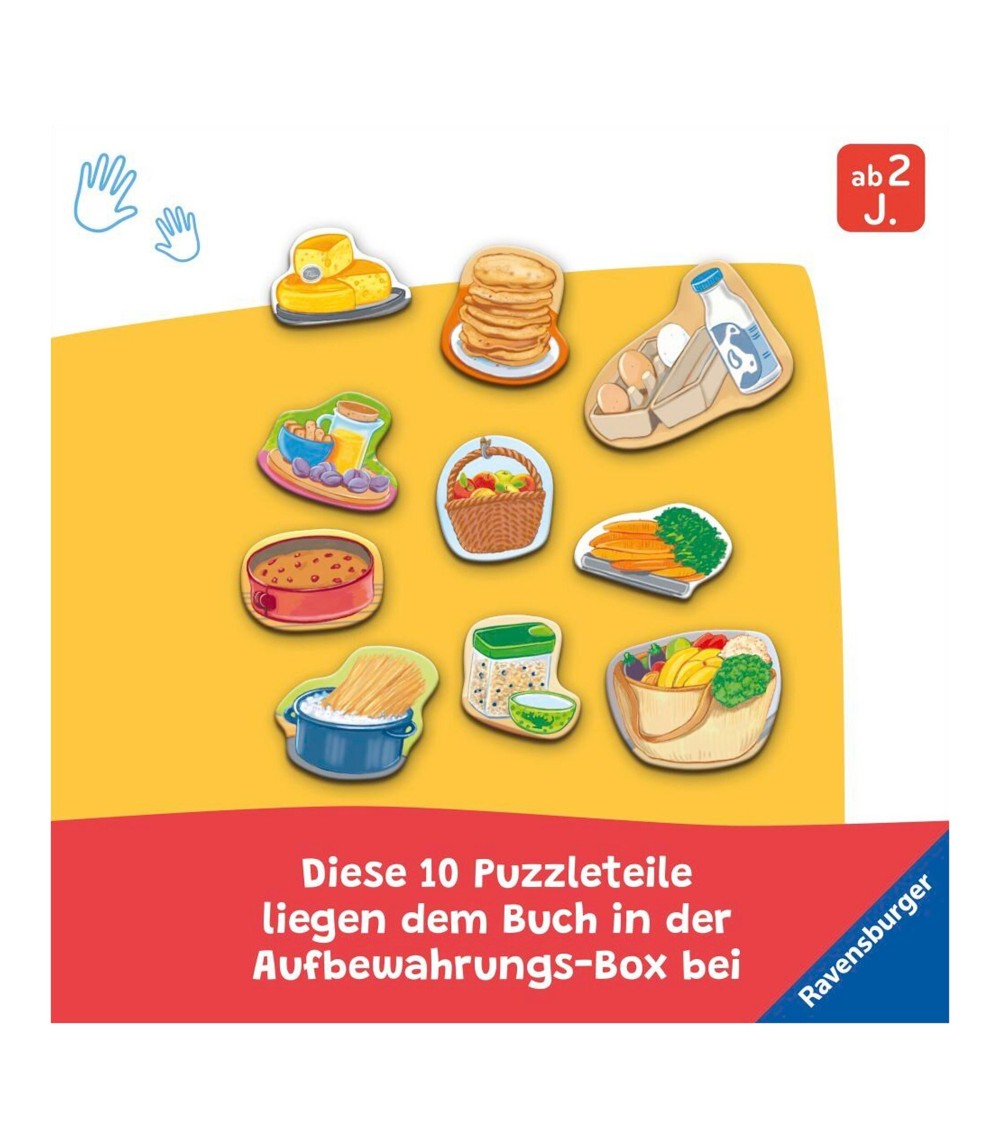 Mein großes Puzzle-Spielbuch Das essen wir heute