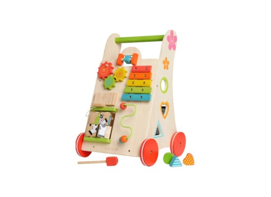 Lauflernwagen Spielzeug 2-in-1 aus Holz