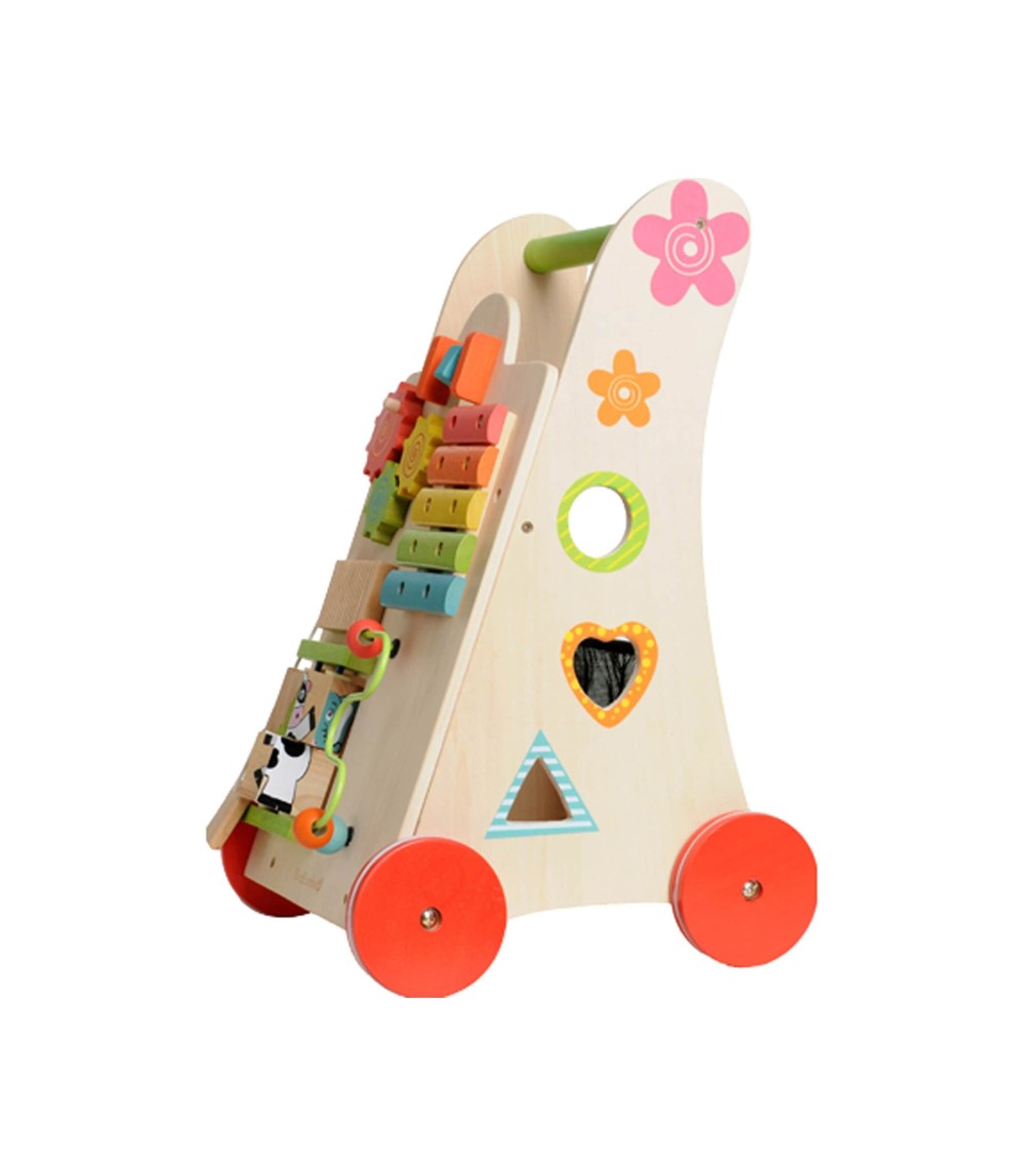 Lauflernwagen Spielzeug 2-in-1 aus Holz