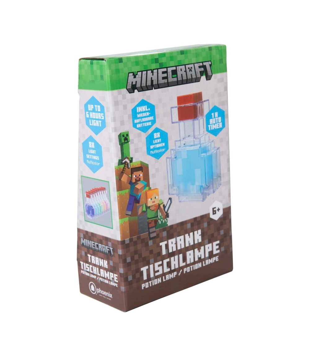 LED-Licht Potion, aufladbarer Akku MINECRAFT