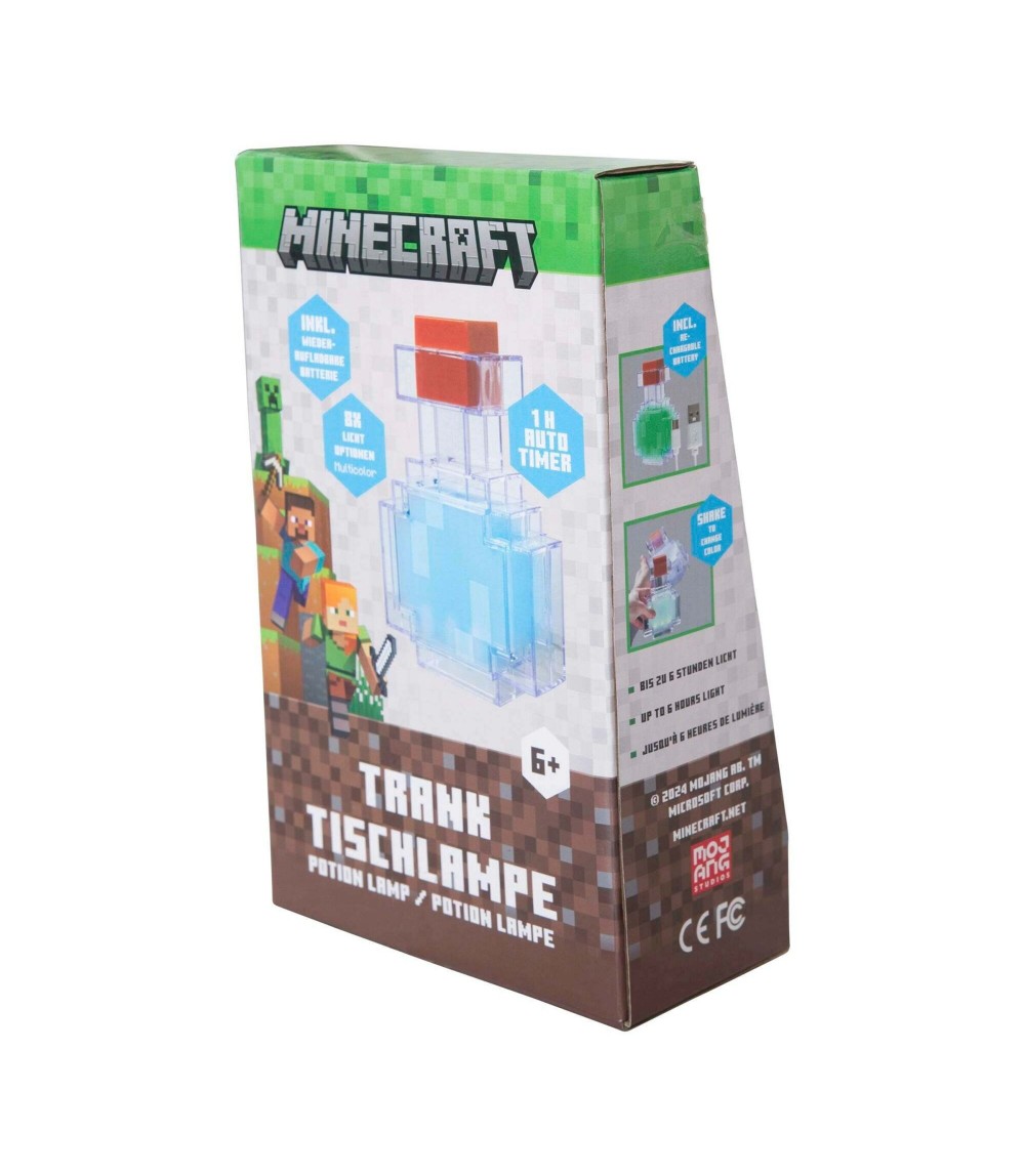 LED-Licht Potion, aufladbarer Akku MINECRAFT